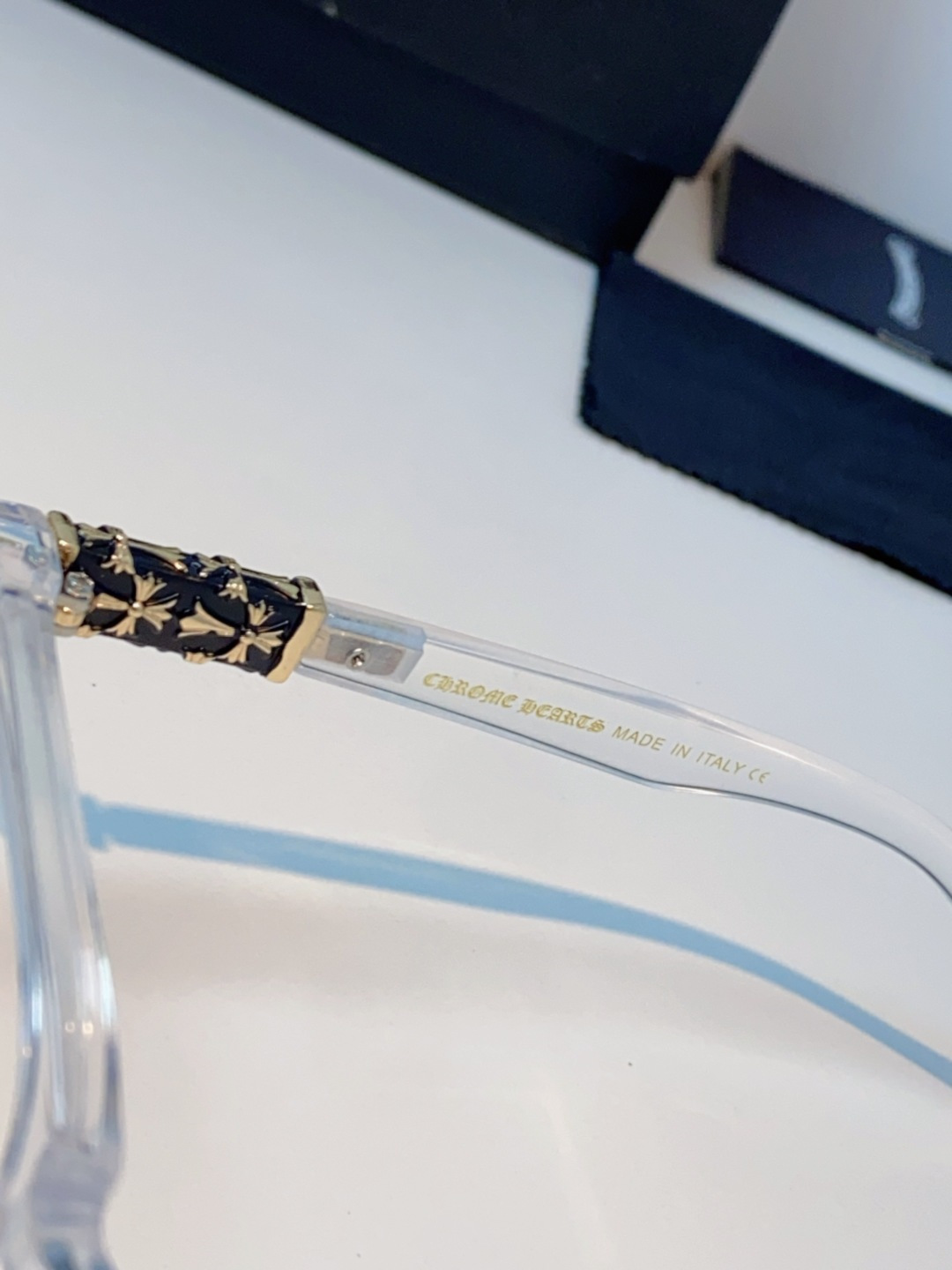 Chrome Hearts克罗心 2025新款经典十字花徽标平光镜眼镜框光学镜架男女近视眼镜