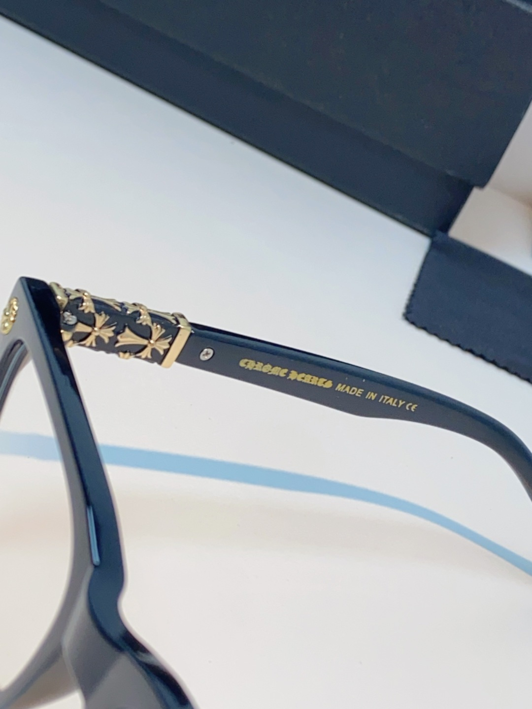 Chrome Hearts克罗心 2025新款经典十字花徽标平光镜眼镜框光学镜架男女近视眼镜