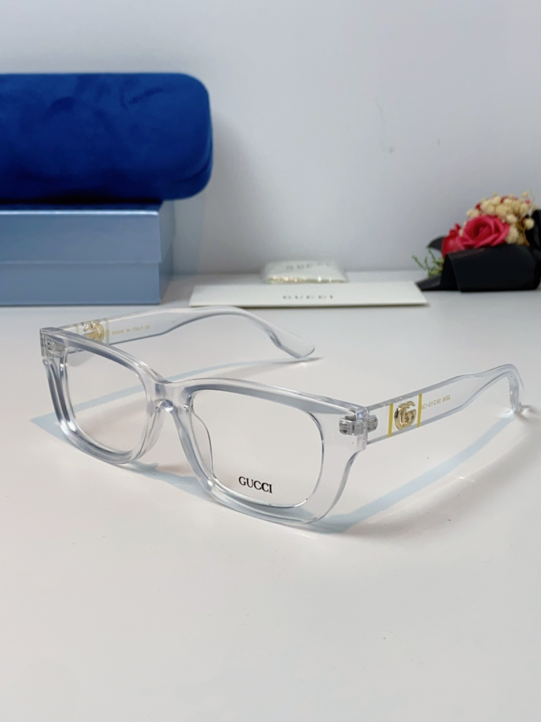 Gucci古奇 2025新款墨镜女时尚方框太阳眼镜 网红街拍男女通用