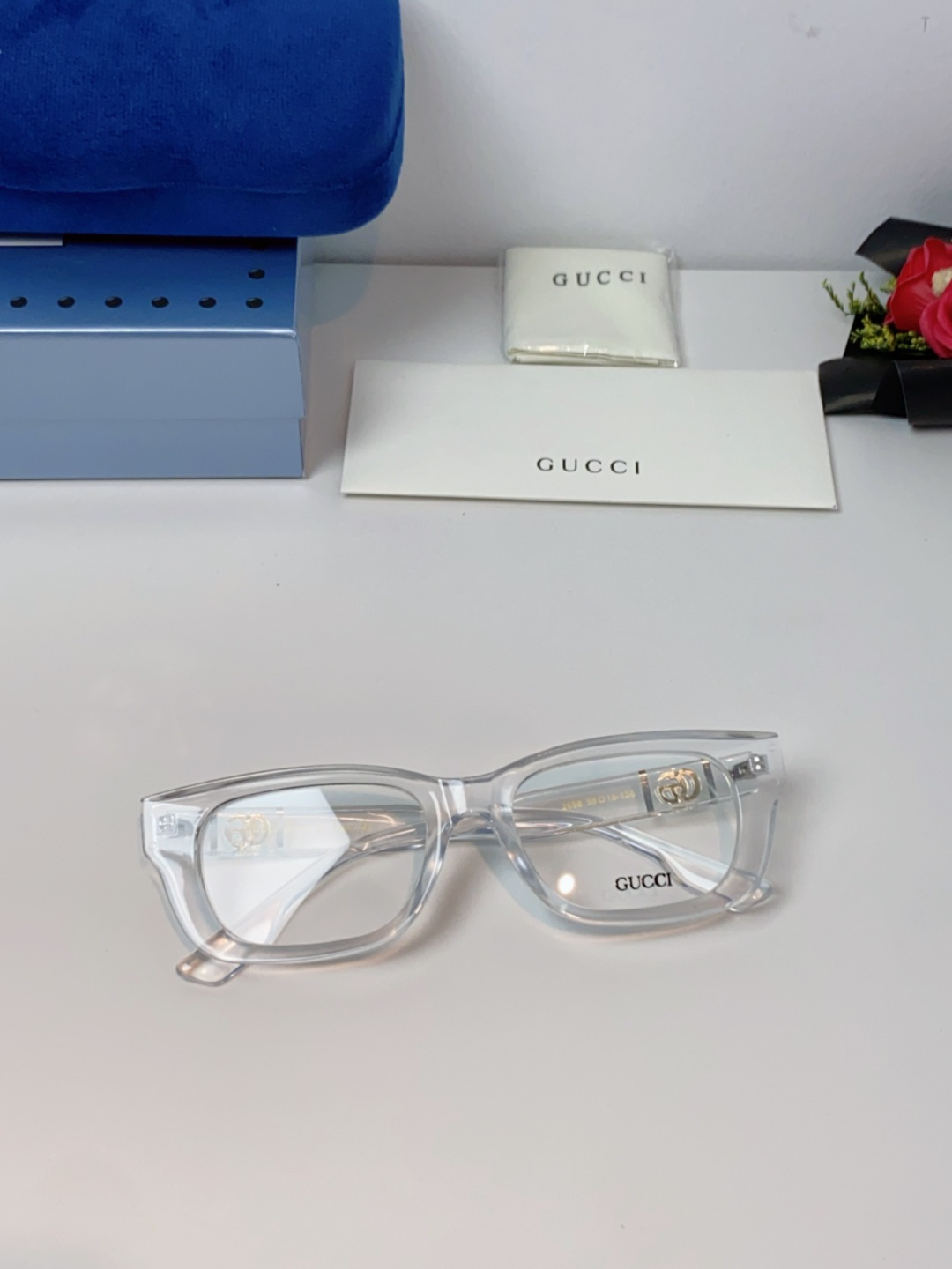 Gucci古奇 2025新款墨镜女时尚方框太阳眼镜 网红街拍男女通用