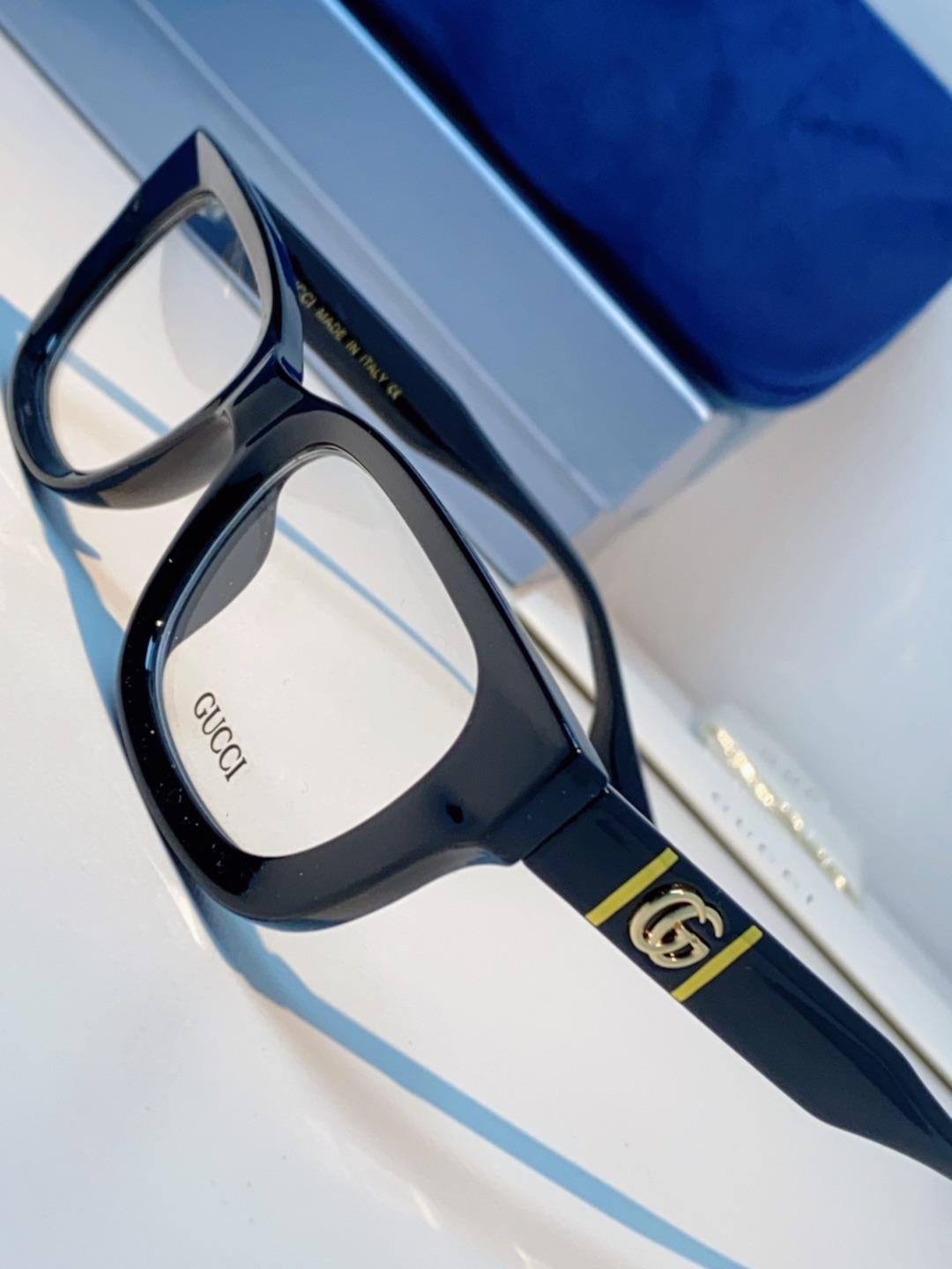 Gucci古奇 2025新款墨镜女时尚方框太阳眼镜 网红街拍男女通用