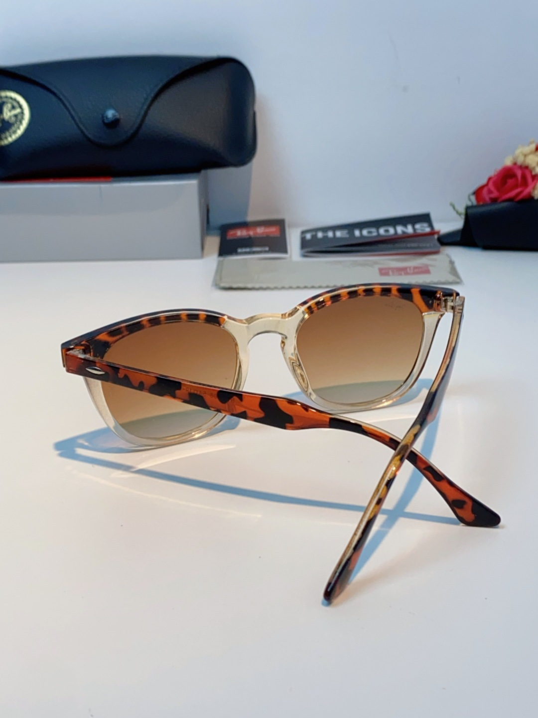 RayBan雷朋 2025新款日系街头潮酷小框男士太阳镜可配近视港风复古小众穿搭墨镜 RB2298 si