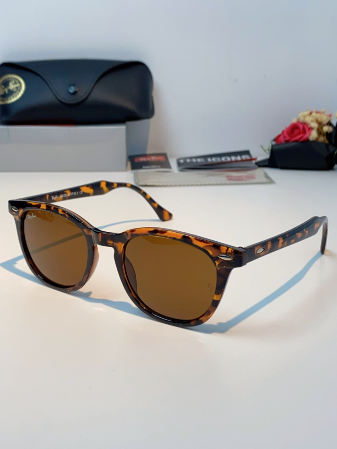 RayBan雷朋 2025新款日系街头潮酷小框男士太阳镜可配近视港风复古小众穿搭墨镜 RB2298 si