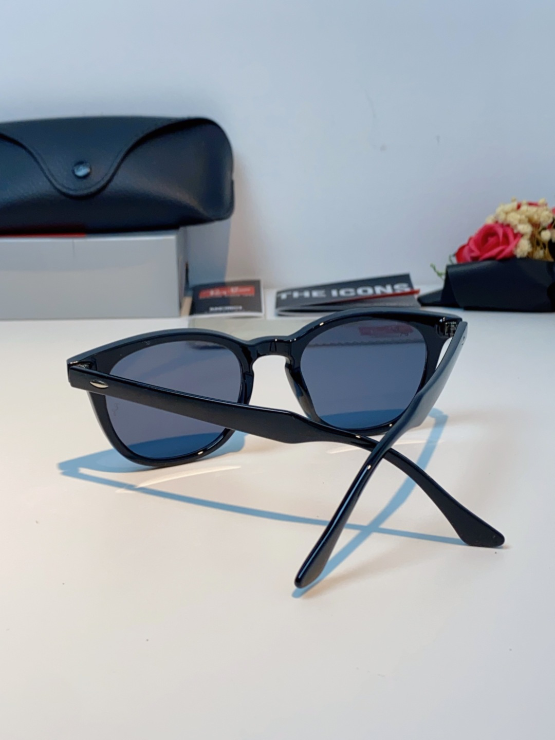 RayBan雷朋 2025新款日系街头潮酷小框男士太阳镜可配近视港风复古小众穿搭墨镜 RB2298 si