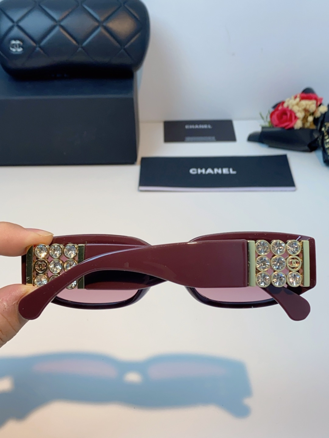 Chanel香奈儿 2025新款转运珠镜腿个性墨镜男女遮阳防晒太阳眼镜方圆长脸显瘦