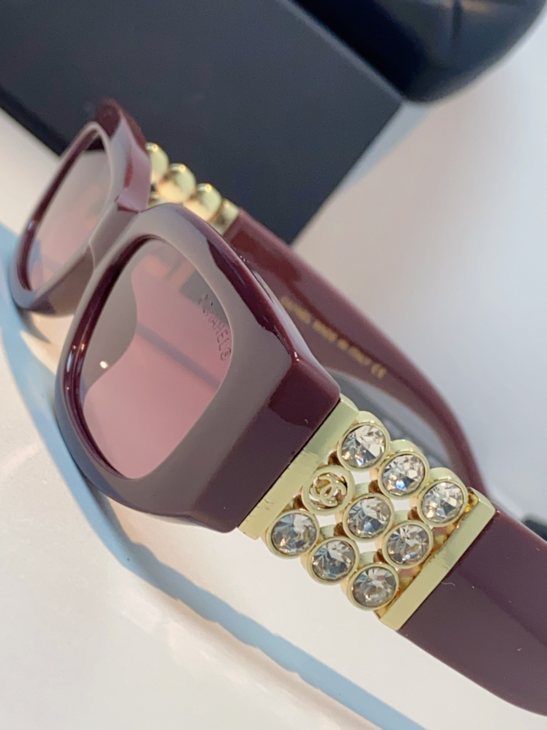 Chanel香奈儿 2025新款转运珠镜腿个性墨镜男女遮阳防晒太阳眼镜方圆长脸显瘦