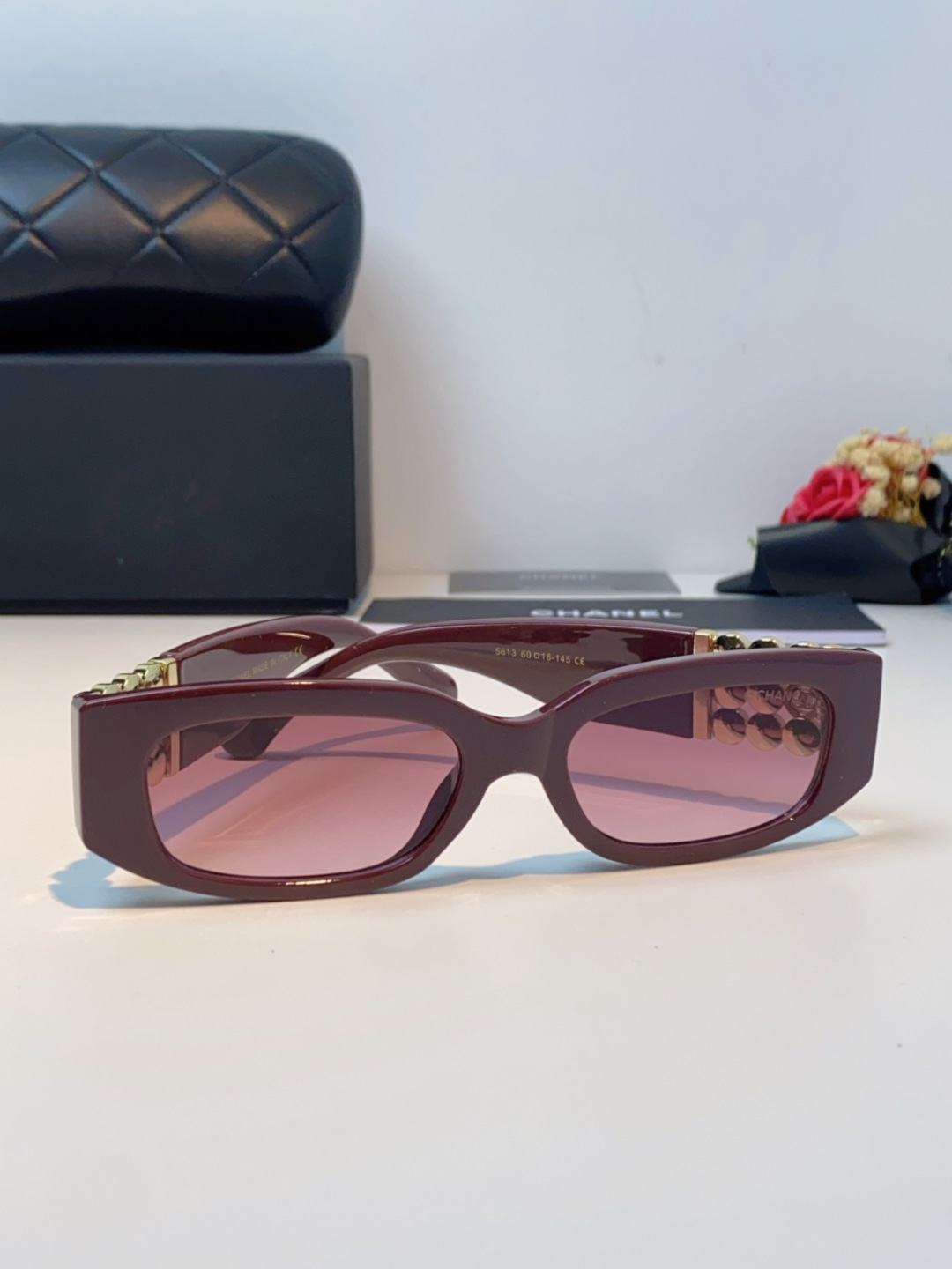 Chanel香奈儿 2025新款转运珠镜腿个性墨镜男女遮阳防晒太阳眼镜方圆长脸显瘦