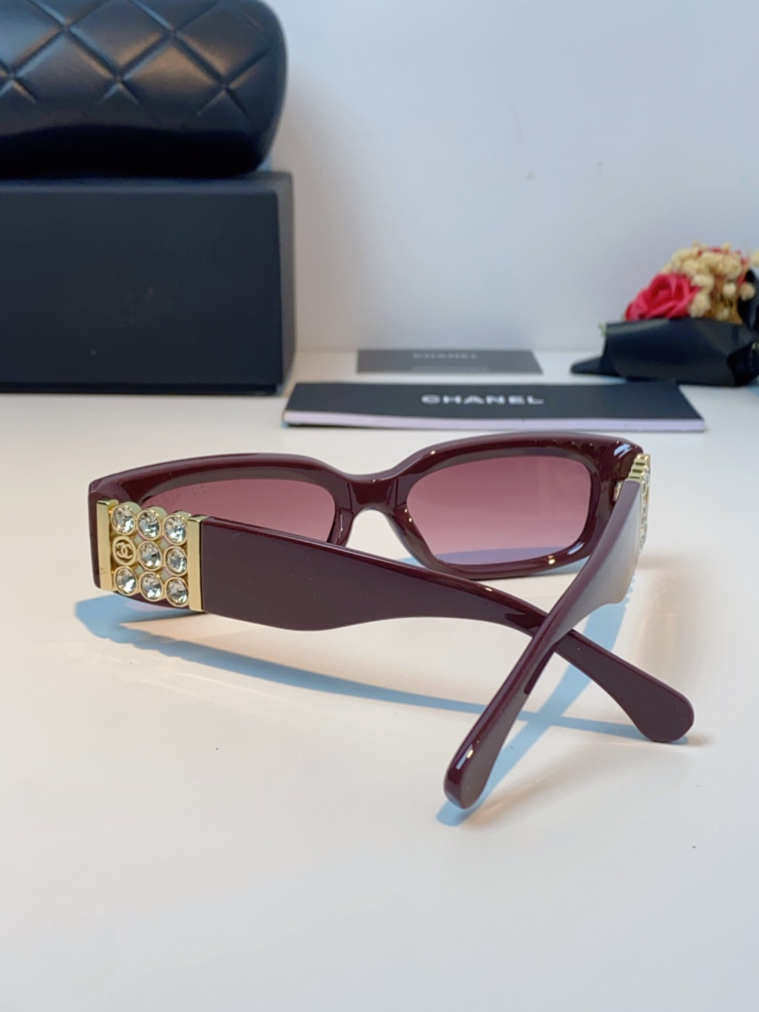 Chanel香奈儿 2025新款转运珠镜腿个性墨镜男女遮阳防晒太阳眼镜方圆长脸显瘦