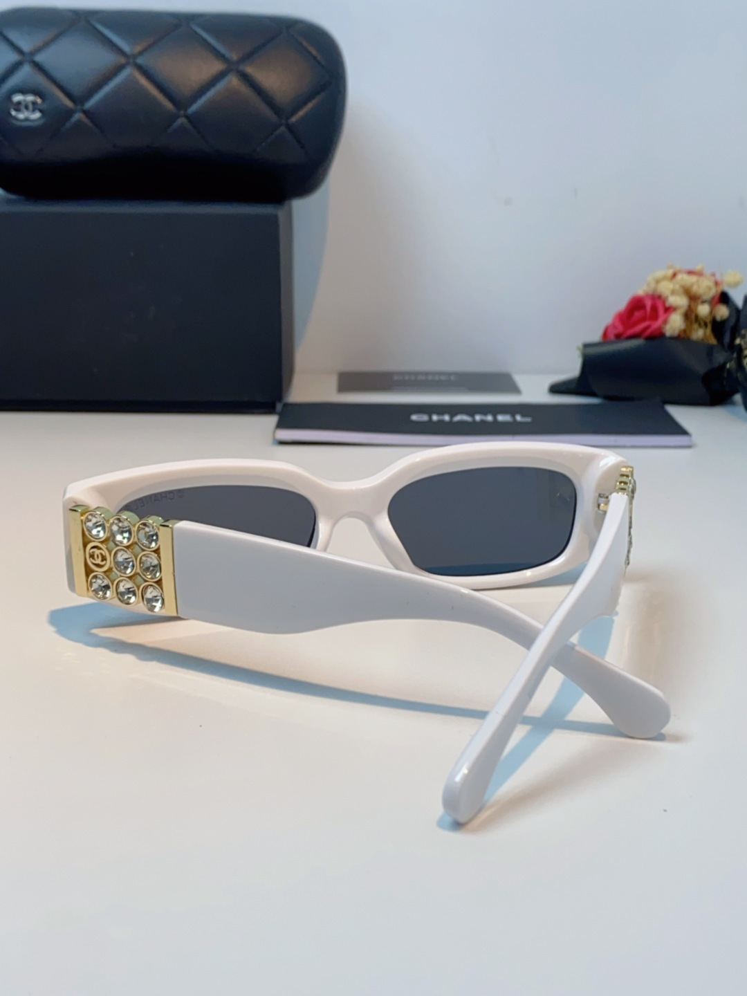 Chanel香奈儿 2025新款转运珠镜腿个性墨镜男女遮阳防晒太阳眼镜方圆长脸显瘦