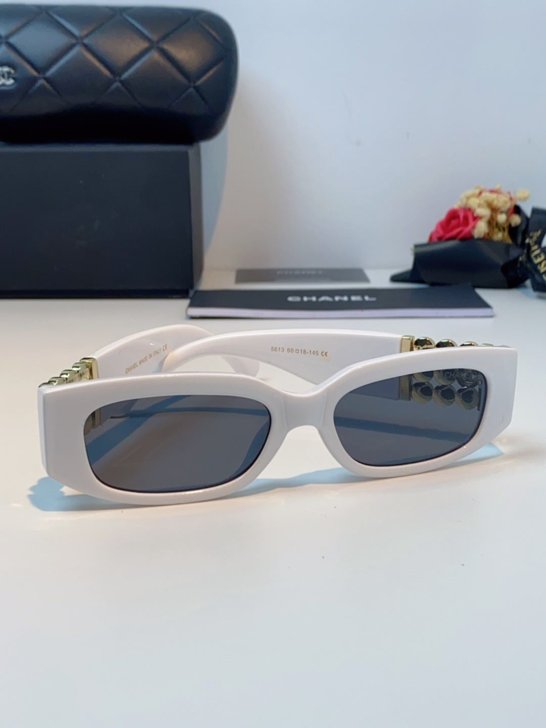Chanel香奈儿 2025新款转运珠镜腿个性墨镜男女遮阳防晒太阳眼镜方圆长脸显瘦