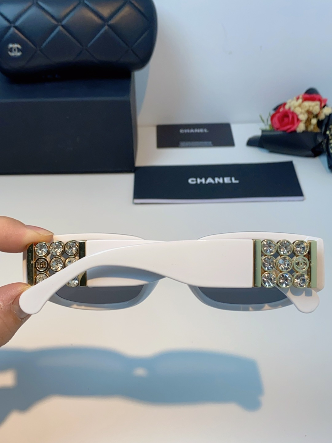 Chanel香奈儿 2025新款转运珠镜腿个性墨镜男女遮阳防晒太阳眼镜方圆长脸显瘦