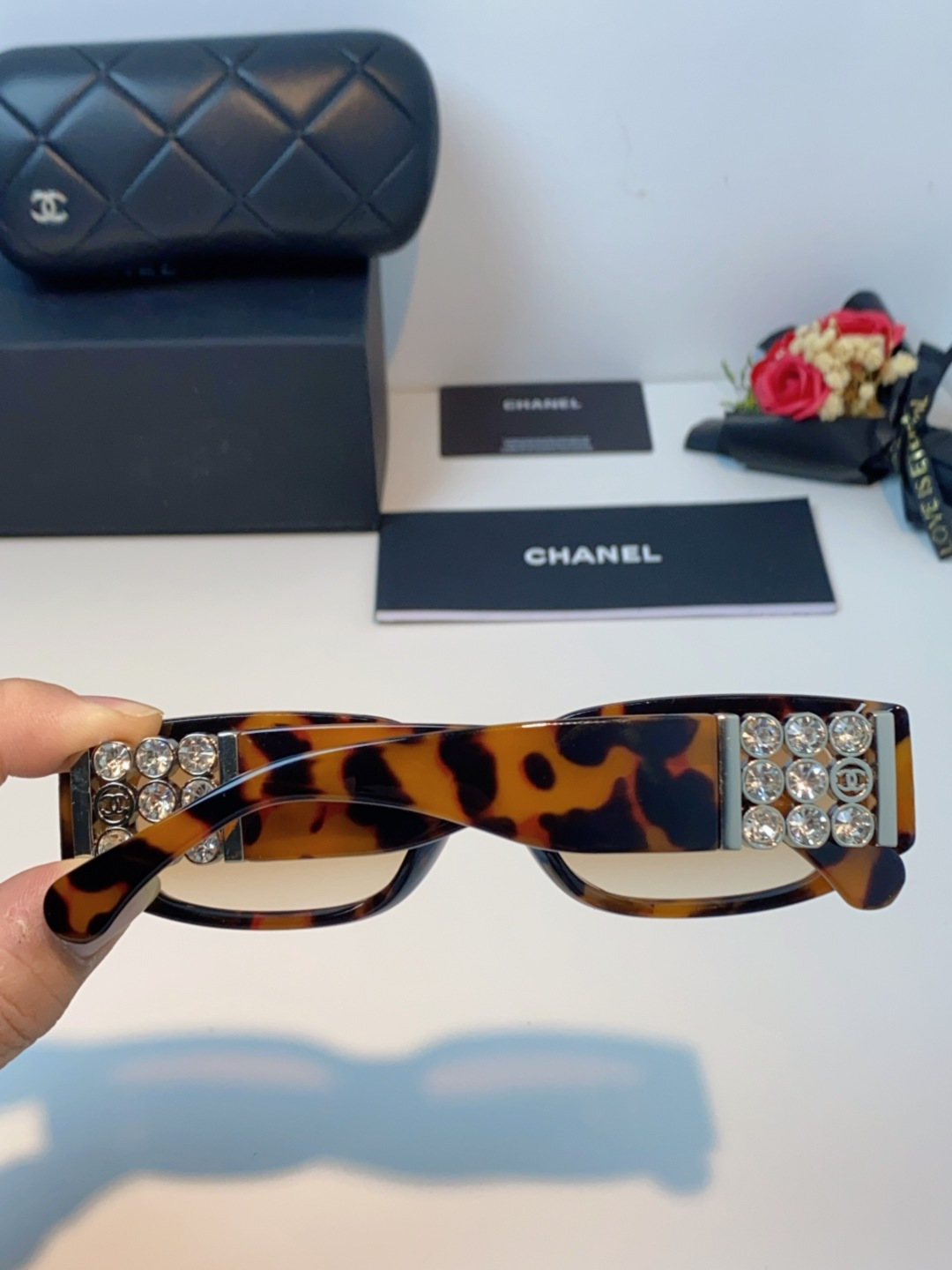Chanel香奈儿 2025新款转运珠镜腿个性墨镜男女遮阳防晒太阳眼镜方圆长脸显瘦