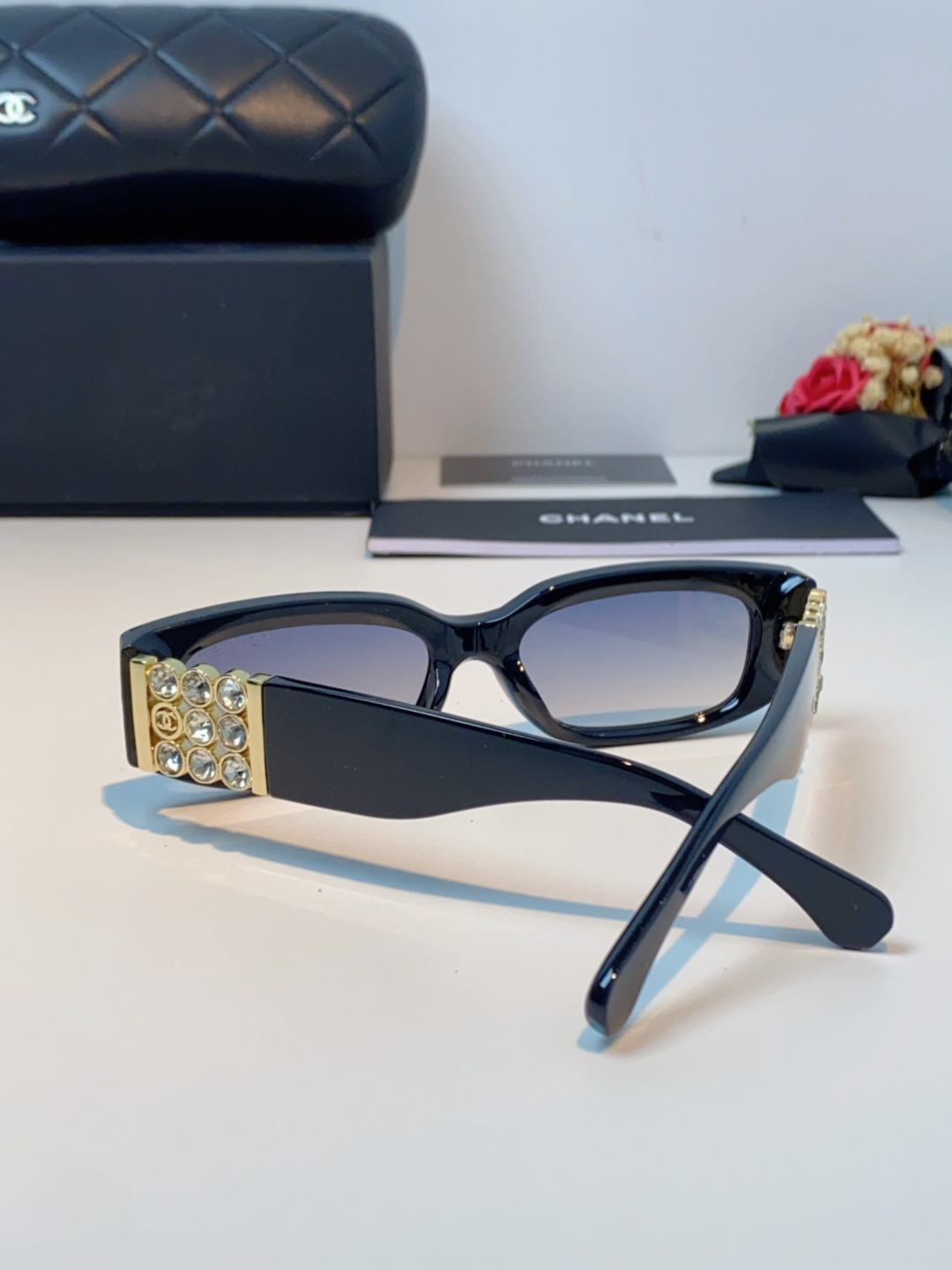 Chanel香奈儿 2025新款转运珠镜腿个性墨镜男女遮阳防晒太阳眼镜方圆长脸显瘦