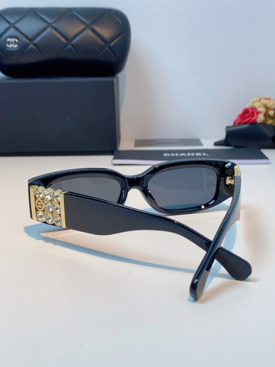 Chanel香奈儿 2025新款转运珠镜腿个性墨镜男女遮阳防晒太阳眼镜方圆长脸显瘦