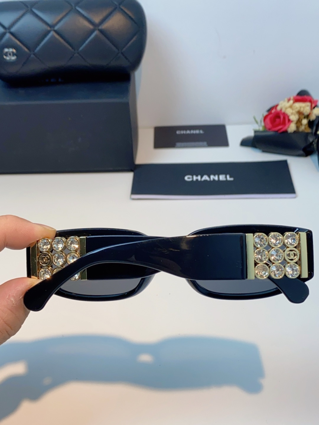 Chanel香奈儿 2025新款转运珠镜腿个性墨镜男女遮阳防晒太阳眼镜方圆长脸显瘦