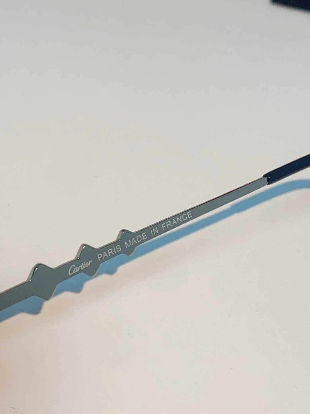 Cartier卡地亚 2026新春款复古简约方形无边框男士大脸墨镜斯文痞帅防紫外线太阳镜女韩版潮 男女通