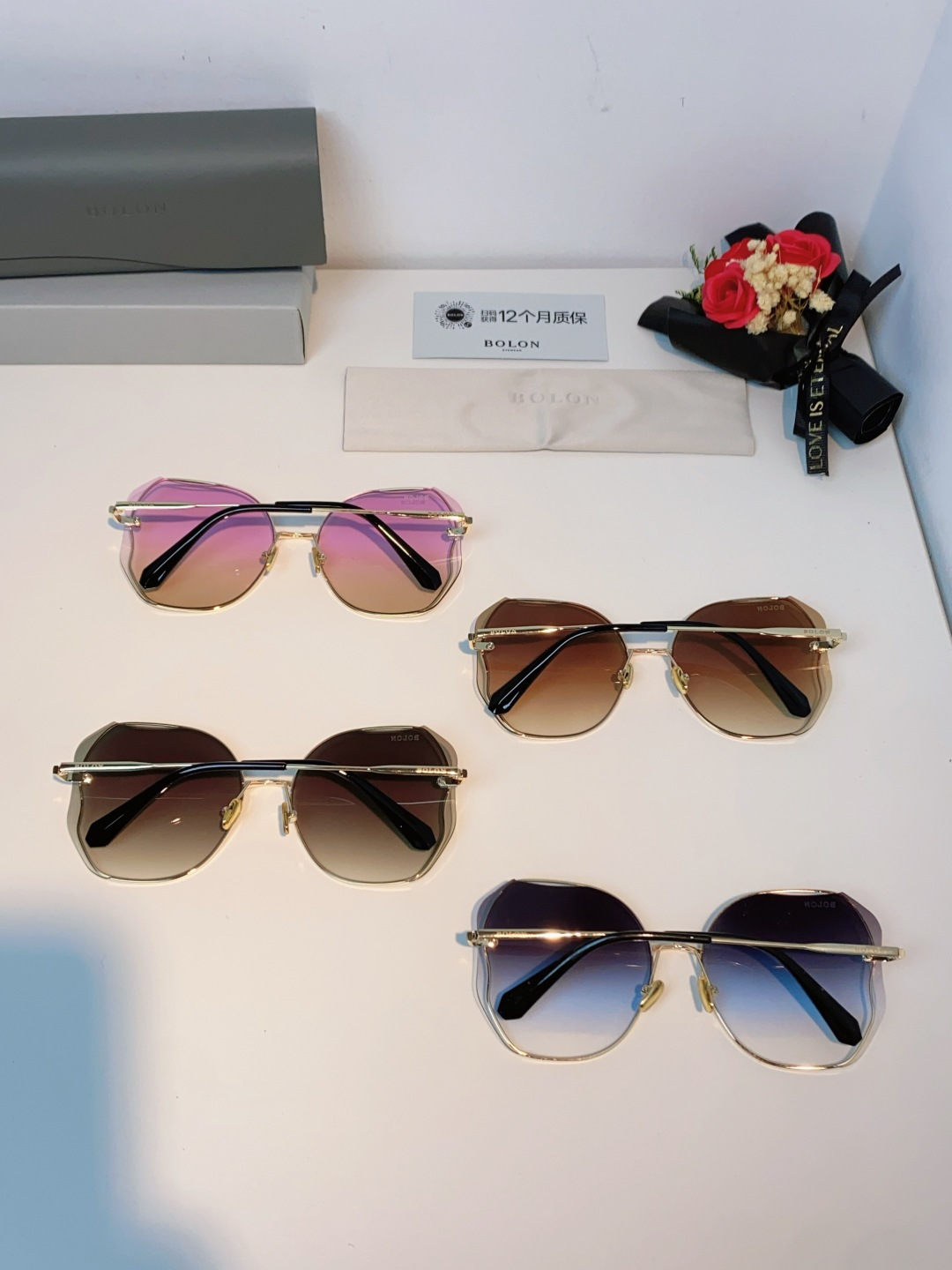 BOLON暴龙眼镜 2026新品太阳镜 蝶形墨镜女偏光镜