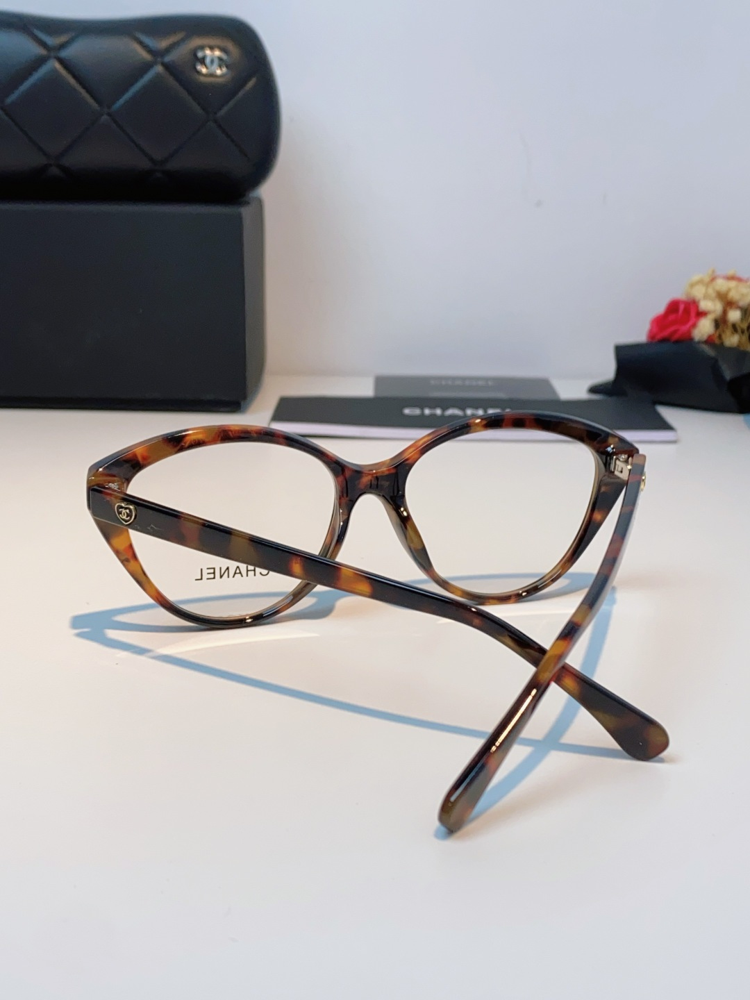 Chanel香奈儿 2026新款小香爱心平光镜百搭时尚CH3464猫眼素颜眼镜架可配近视镜片潮男潮女