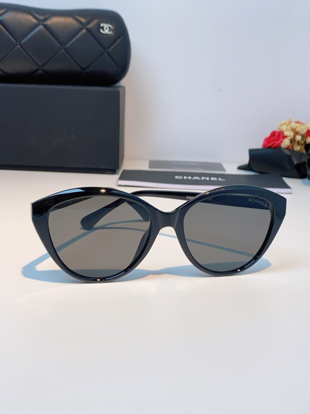 Chanel香奈儿 2026新款小香爱心平光镜百搭时尚CH3464猫眼素颜眼镜架可配近视镜片潮男潮女