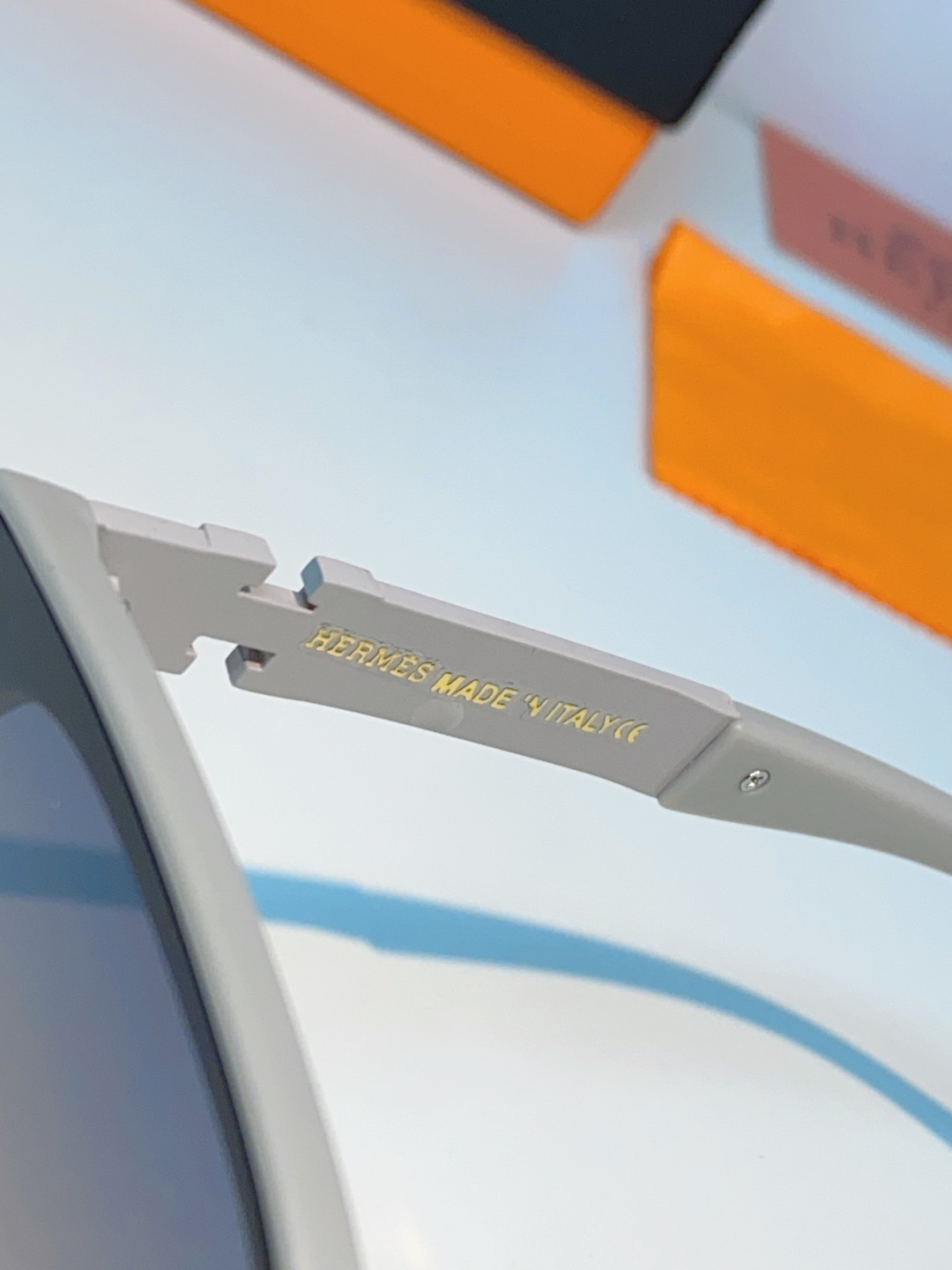 Hermes爱马仕 2026新款高级感墨镜女个性方圆脸海边防紫外线太阳镜登山徒步防晒眼镜 男女通用