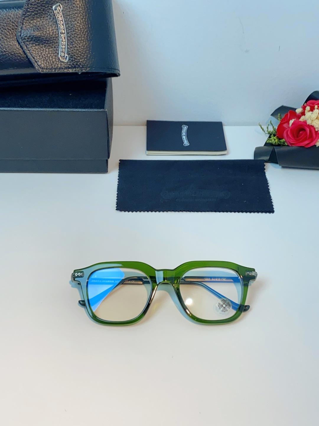 Chrome Hearts 克罗心 2026新款 太阳镜男女方框平光镜经典旅游 余文乐同款近视眼镜男有度