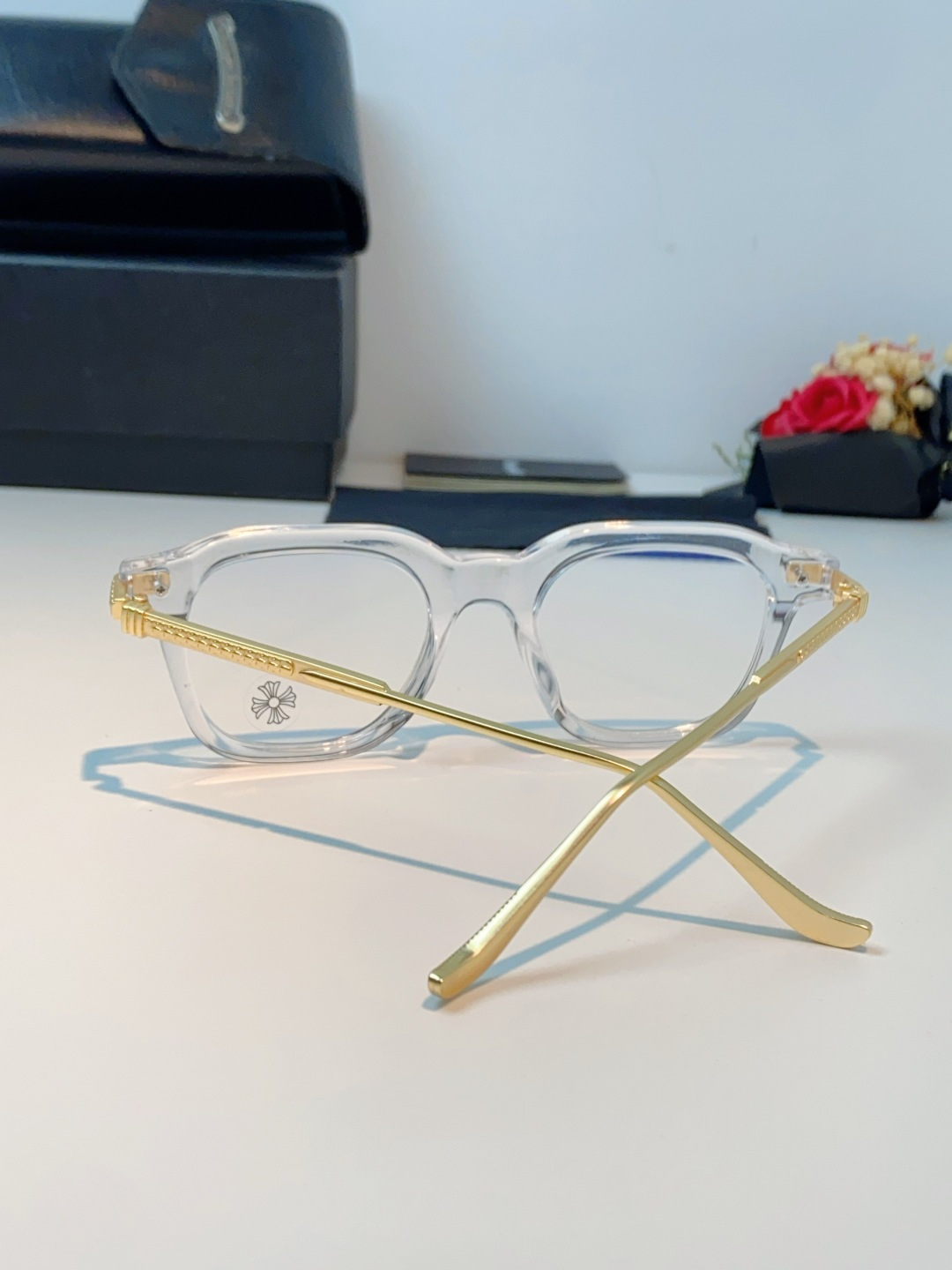 Chrome Hearts 克罗心 2026新款 太阳镜男女方框平光镜经典旅游 余文乐同款近视眼镜男有度