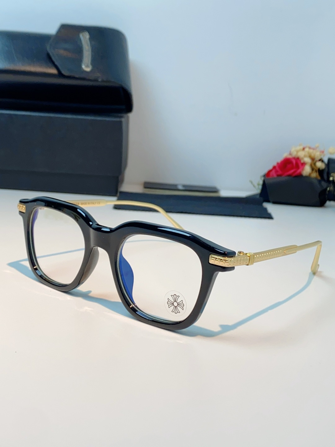 Chrome Hearts 克罗心 2026新款 太阳镜男女方框平光镜经典旅游 余文乐同款近视眼镜男有度