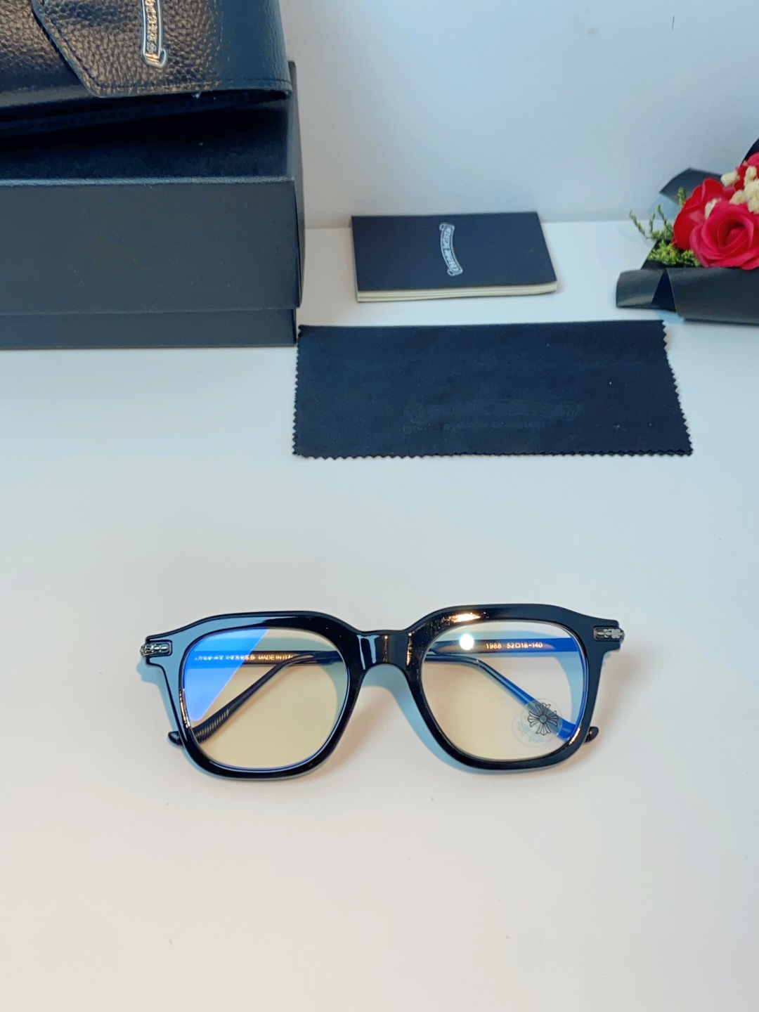 Chrome Hearts 克罗心 2026新款 太阳镜男女方框平光镜经典旅游 余文乐同款近视眼镜男有度