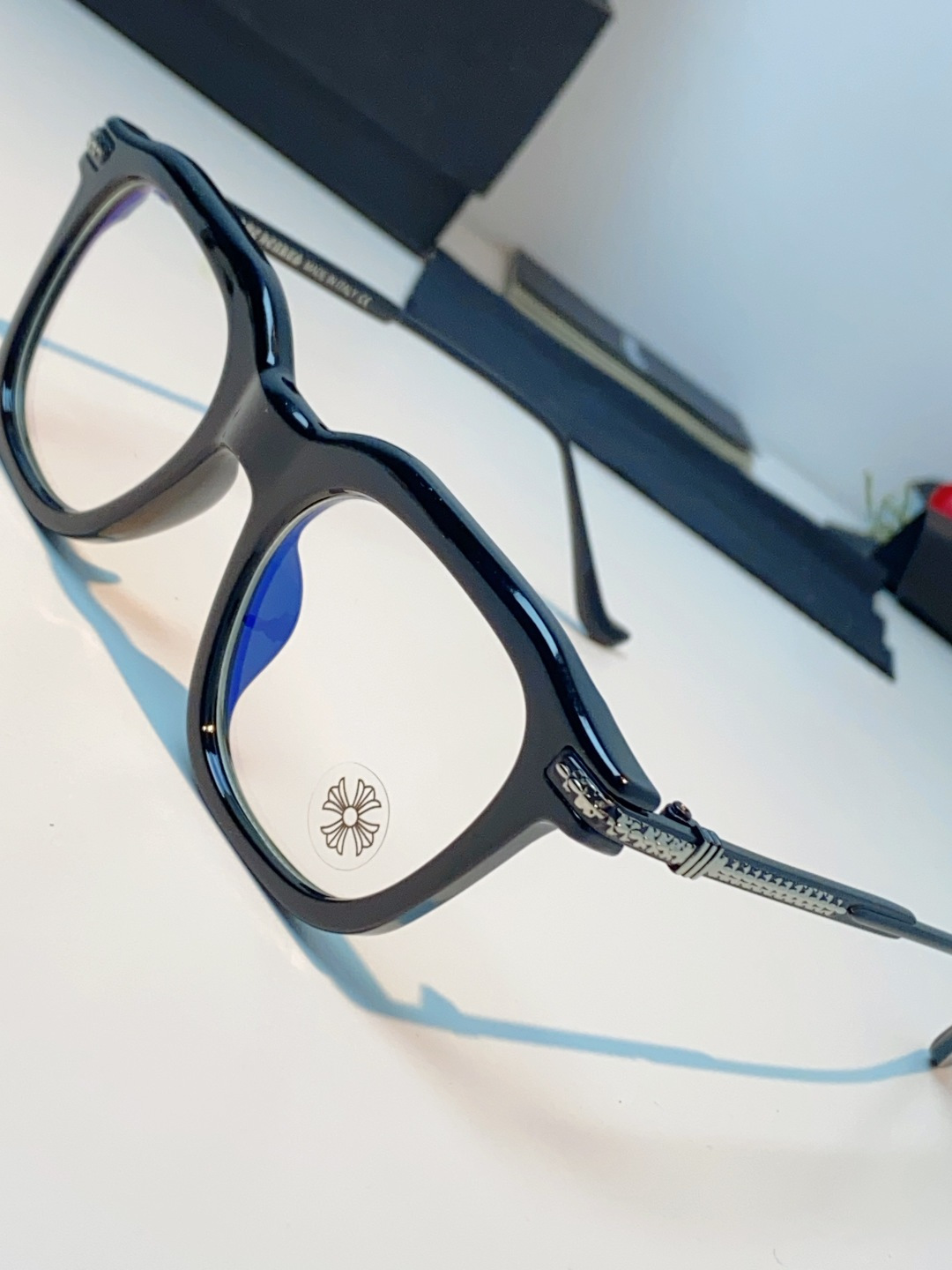 Chrome Hearts 克罗心 2026新款 太阳镜男女方框平光镜经典旅游 余文乐同款近视眼镜男有度