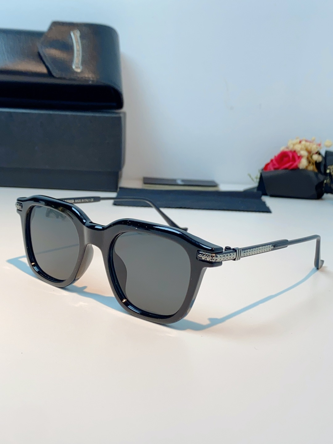 Chrome Hearts 克罗心 2026新款 太阳镜男女方框平光镜经典旅游 余文乐同款近视眼镜男有度