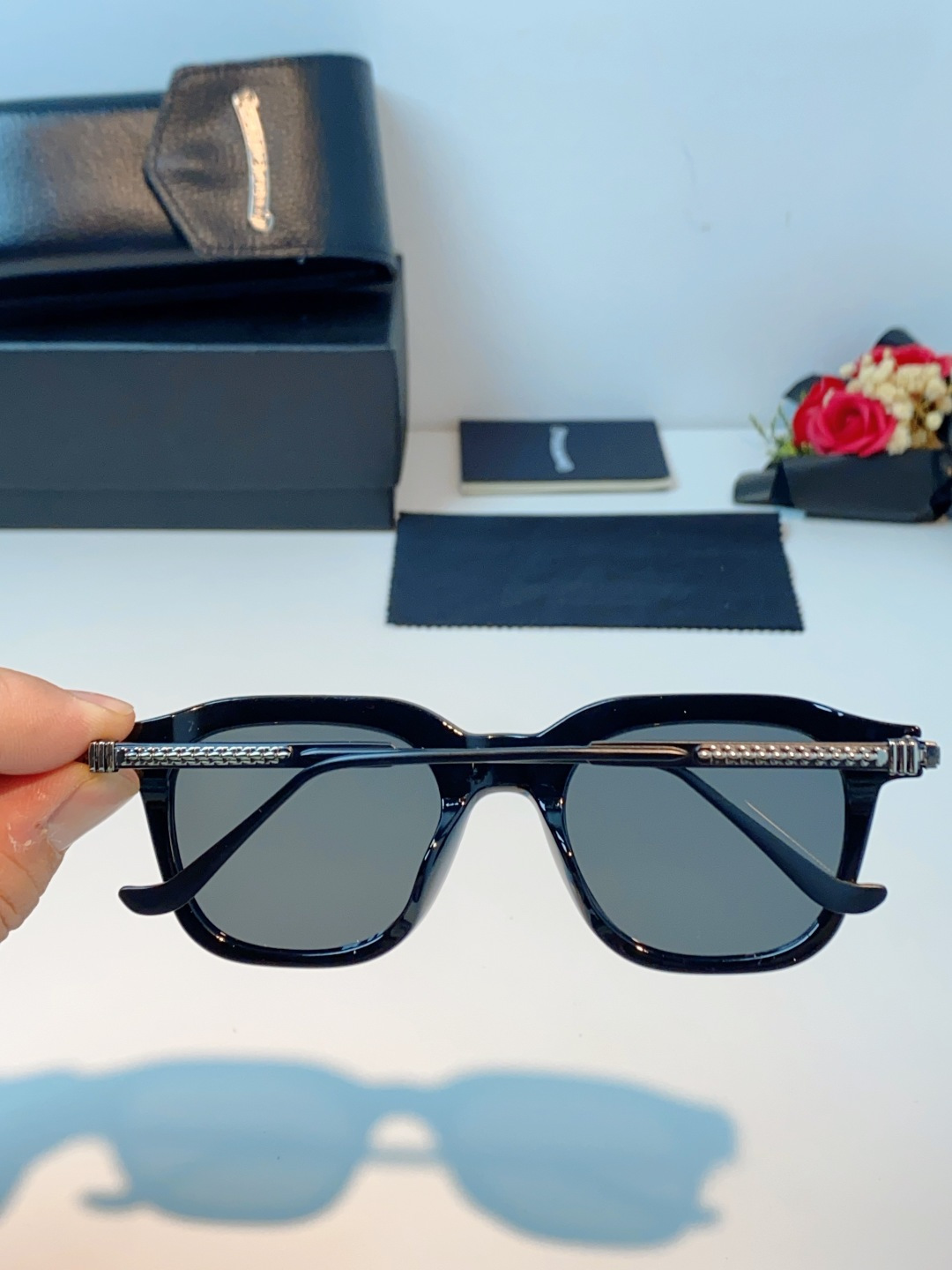 Chrome Hearts 克罗心 2026新款 太阳镜男女方框平光镜经典旅游 余文乐同款近视眼镜男有度