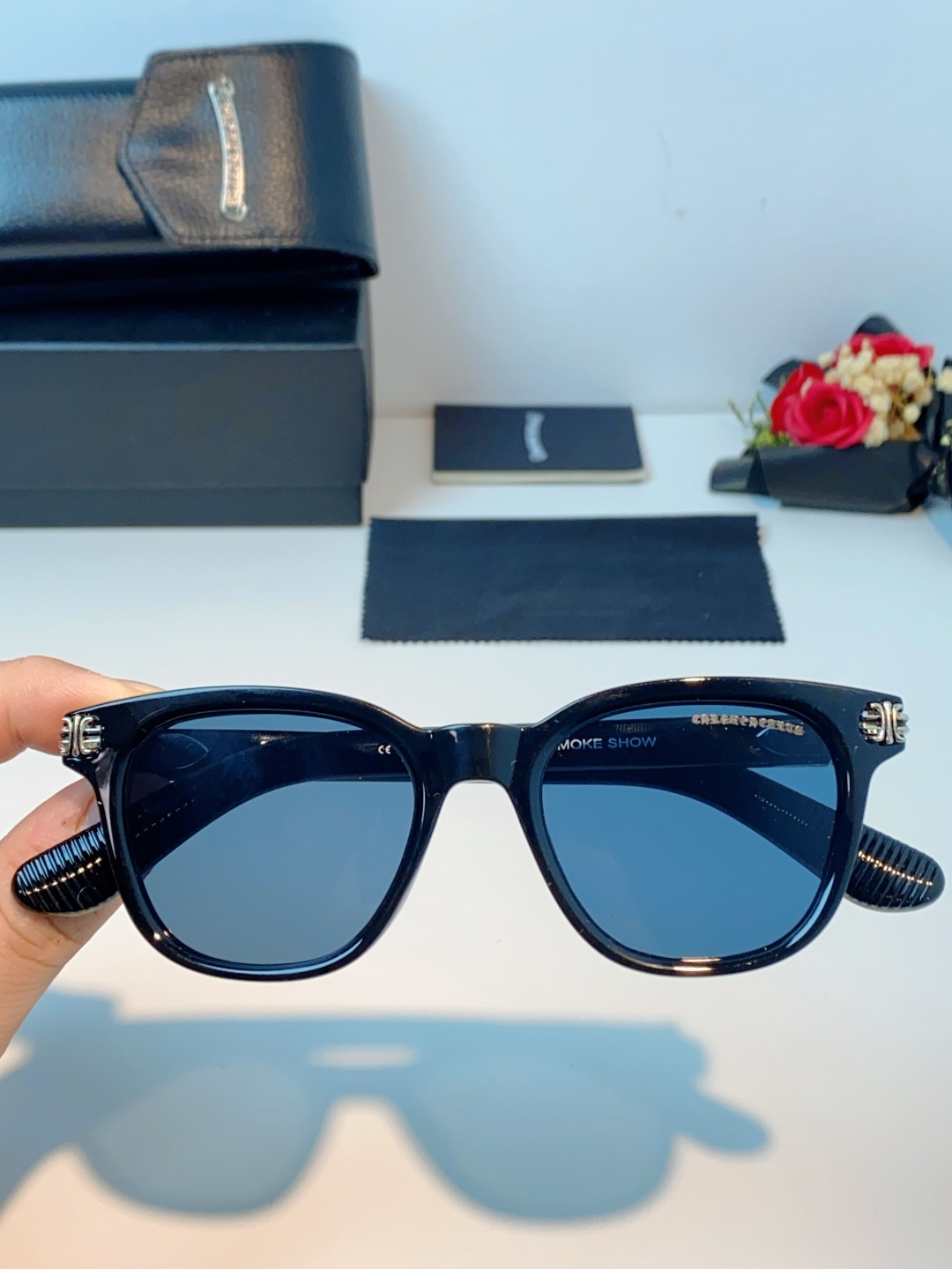 Chrome Hearts 克罗心 SMOKE SHOW欧美个性复古新款潮流太阳镜经典热销户外防晒墨镜 