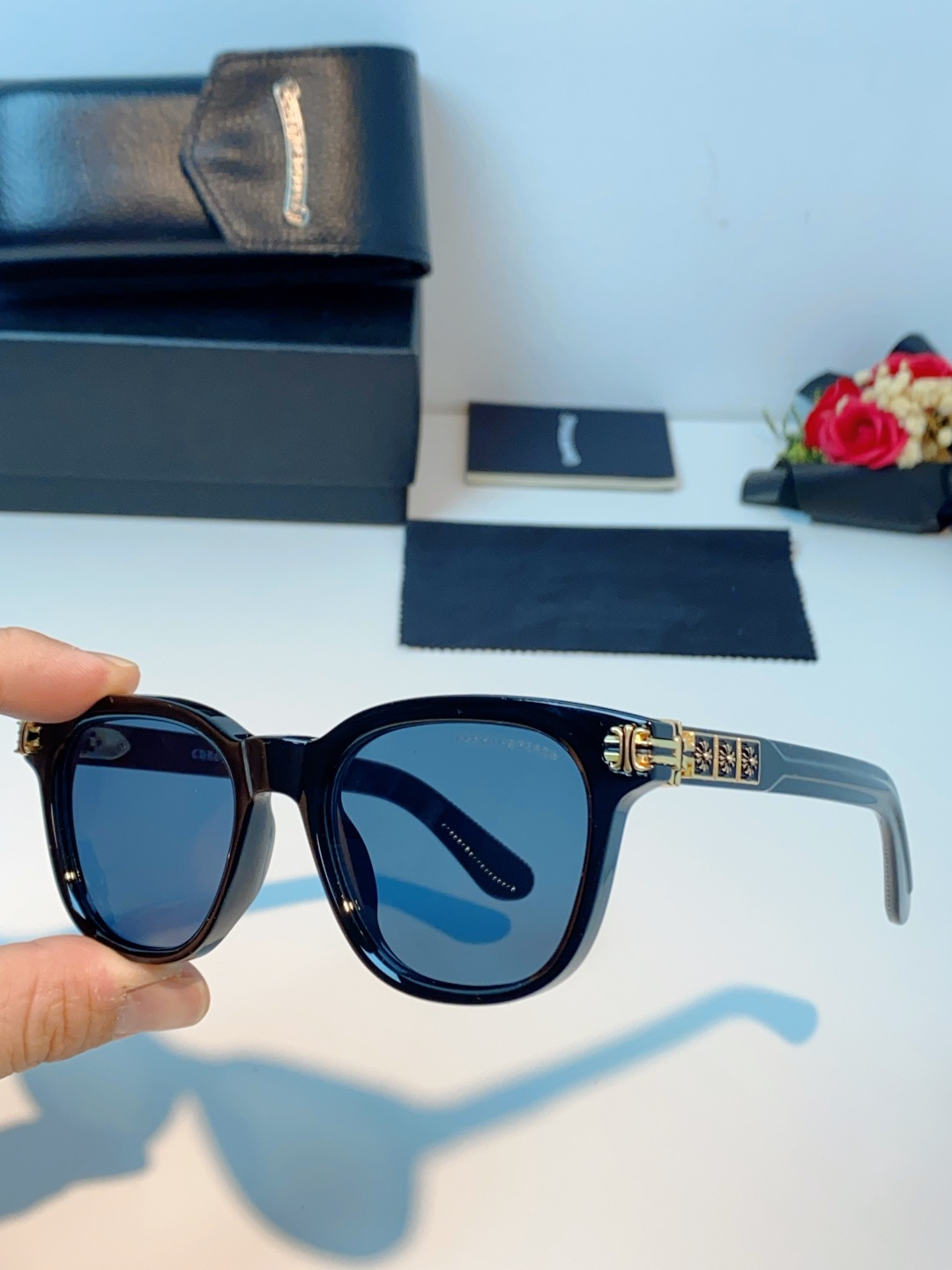 Chrome Hearts 克罗心 SMOKE SHOW欧美个性复古新款潮流太阳镜经典热销户外防晒墨镜 