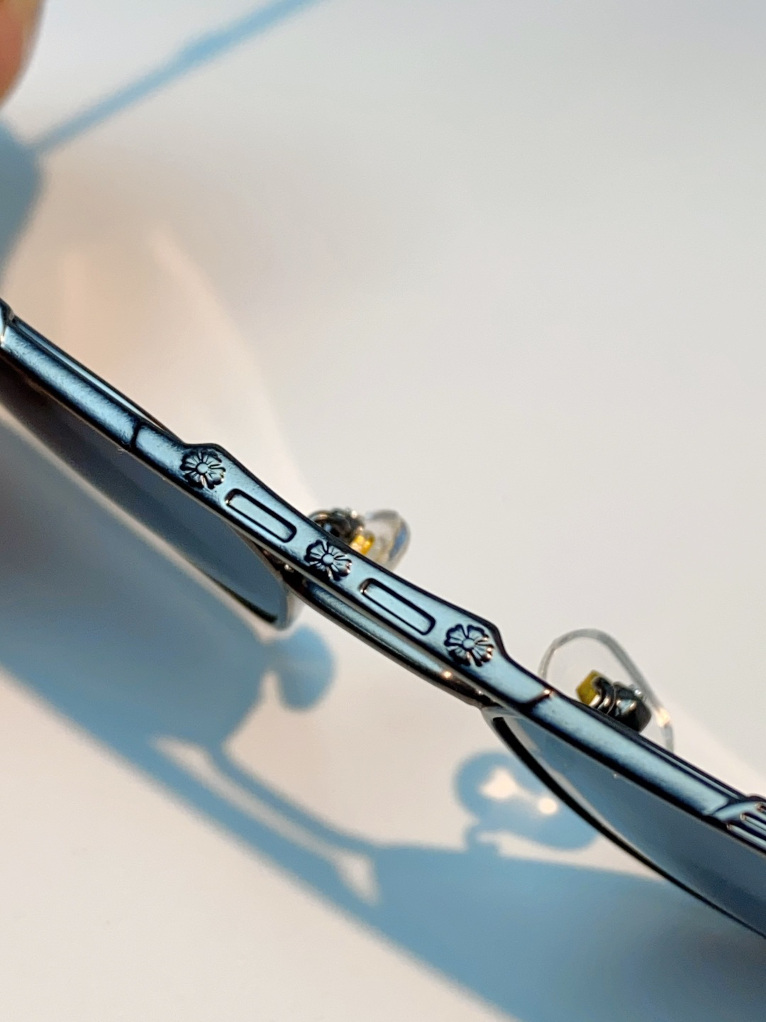 Chrome Hearts 克罗心 2025新款57S金属方形男士偏光商务款墨镜女高级感太阳眼镜防晒潮男