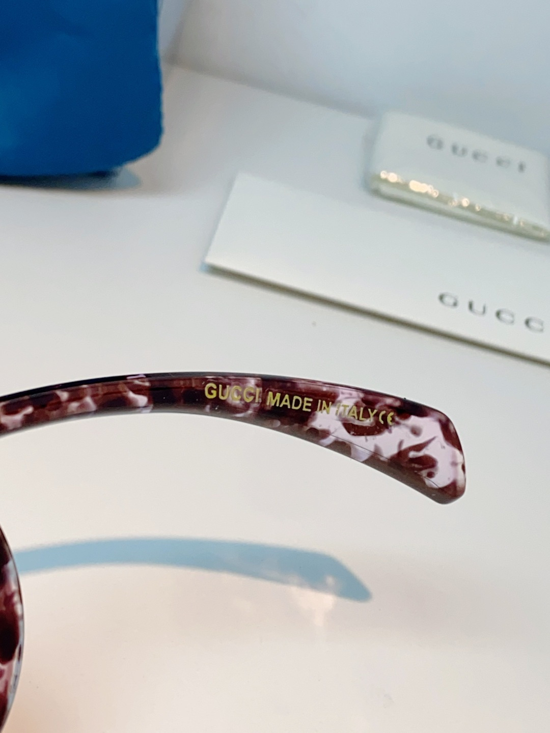 Gucci古奇 2026新款欧美风方形大框太阳眼镜1899S男女通用时尚显脸小遮阳墨镜镶钻 男女通用