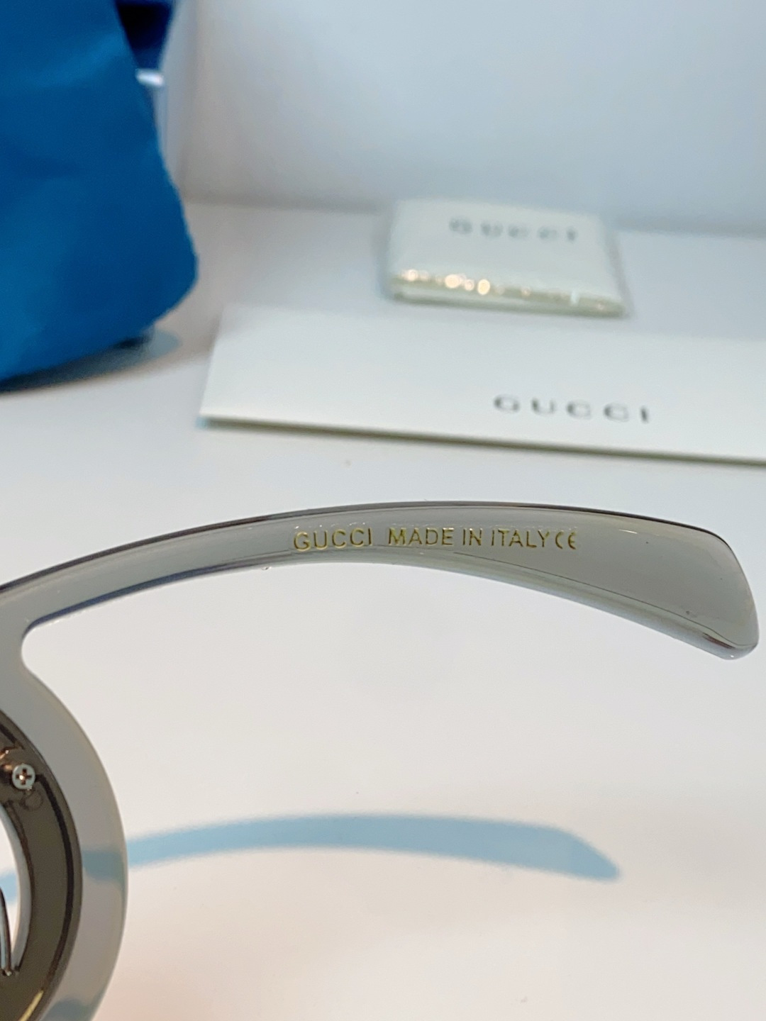 Gucci古奇 2026新款欧美风方形大框太阳眼镜1899S男女通用时尚显脸小遮阳墨镜镶钻 男女通用