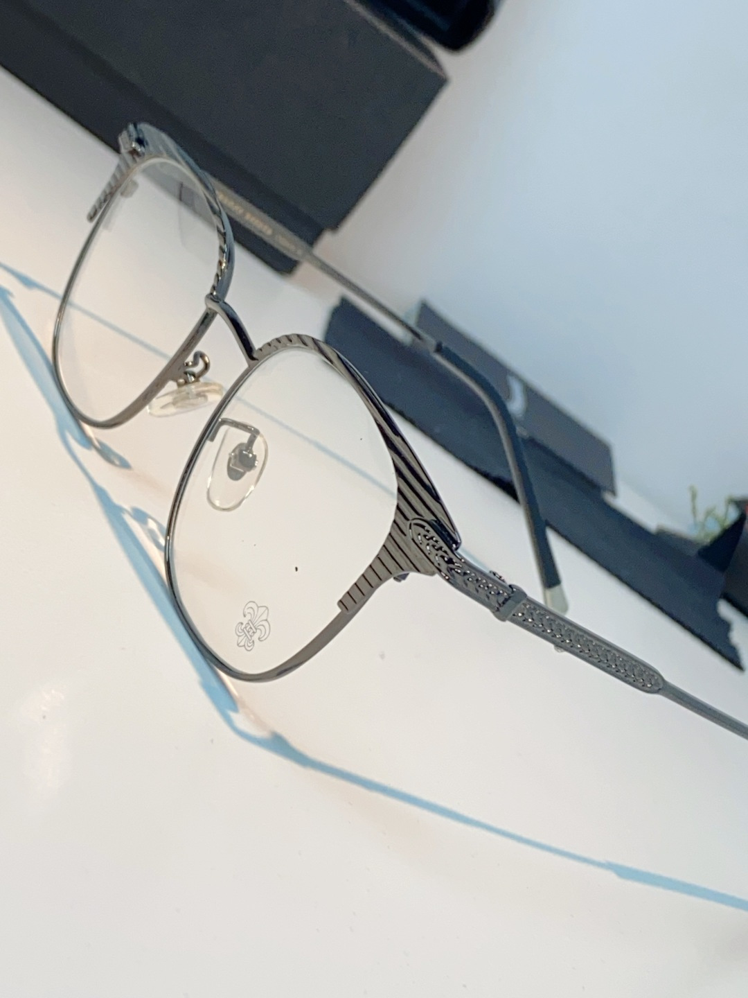 Chrome Hearts克罗心 2026新春新款复古金属超轻眼镜架 复古时尚百搭男士近视眼镜框 男女通