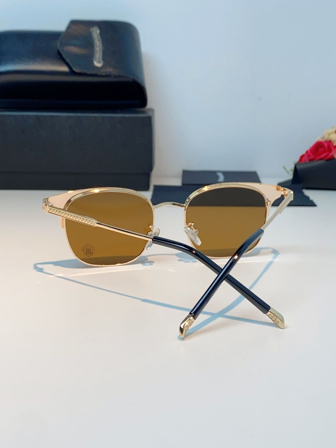 Chrome Hearts克罗心 2026新春新款复古金属超轻眼镜架 复古时尚百搭男士近视眼镜框 男女通