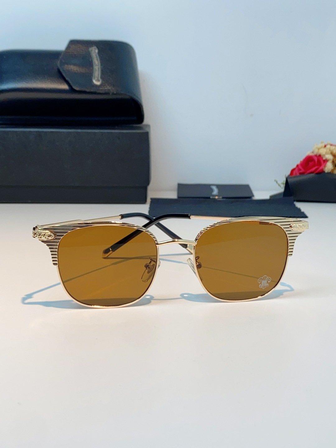 Chrome Hearts克罗心 2026新春新款复古金属超轻眼镜架 复古时尚百搭男士近视眼镜框 男女通