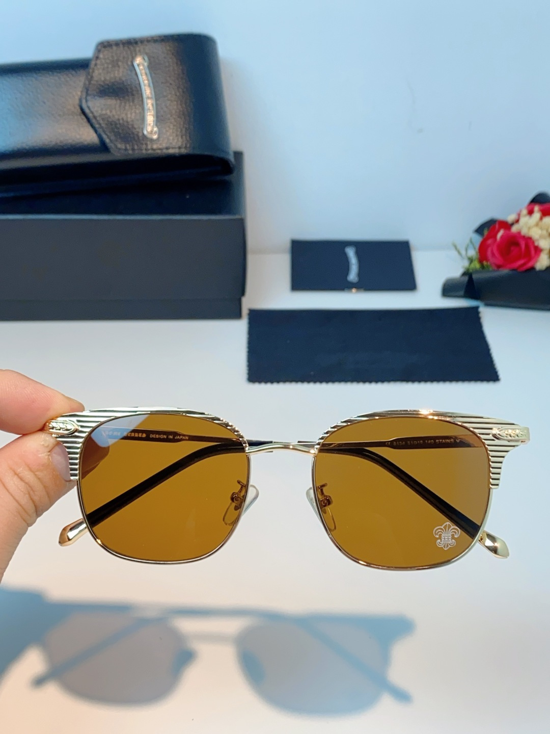 Chrome Hearts克罗心 2026新春新款复古金属超轻眼镜架 复古时尚百搭男士近视眼镜框 男女通