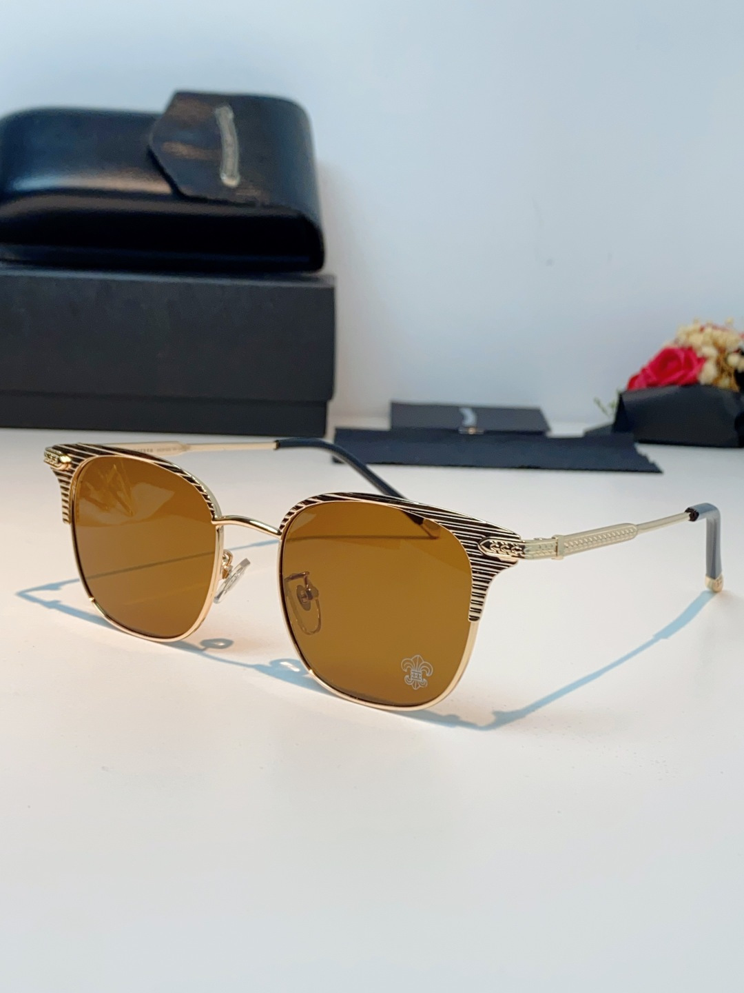 Chrome Hearts克罗心 2026新春新款复古金属超轻眼镜架 复古时尚百搭男士近视眼镜框 男女通