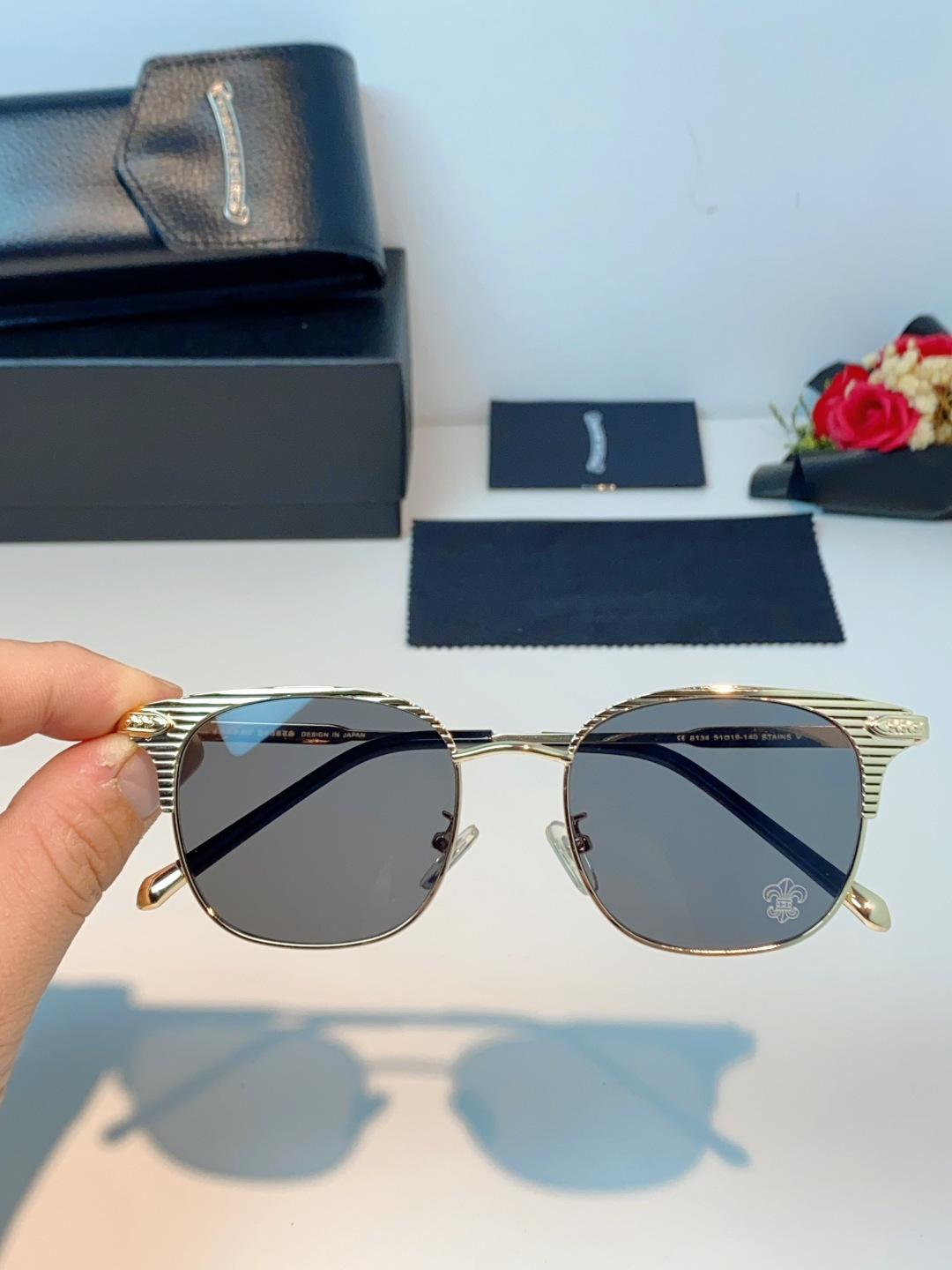 Chrome Hearts克罗心 2026新春新款复古金属超轻眼镜架 复古时尚百搭男士近视眼镜框 男女通