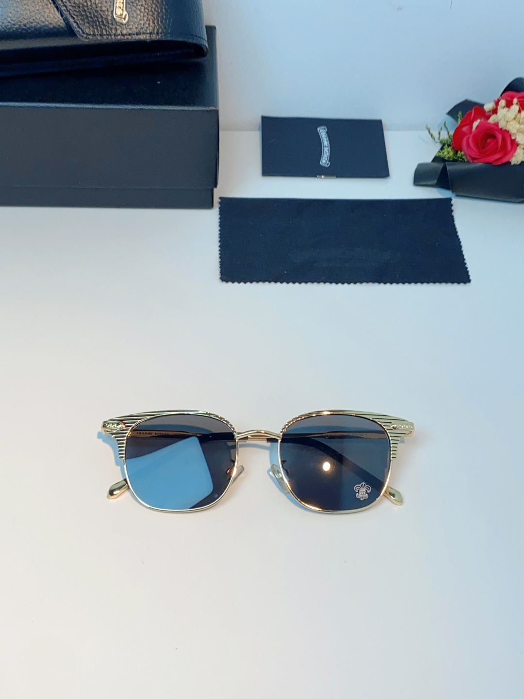 Chrome Hearts克罗心 2026新春新款复古金属超轻眼镜架 复古时尚百搭男士近视眼镜框 男女通