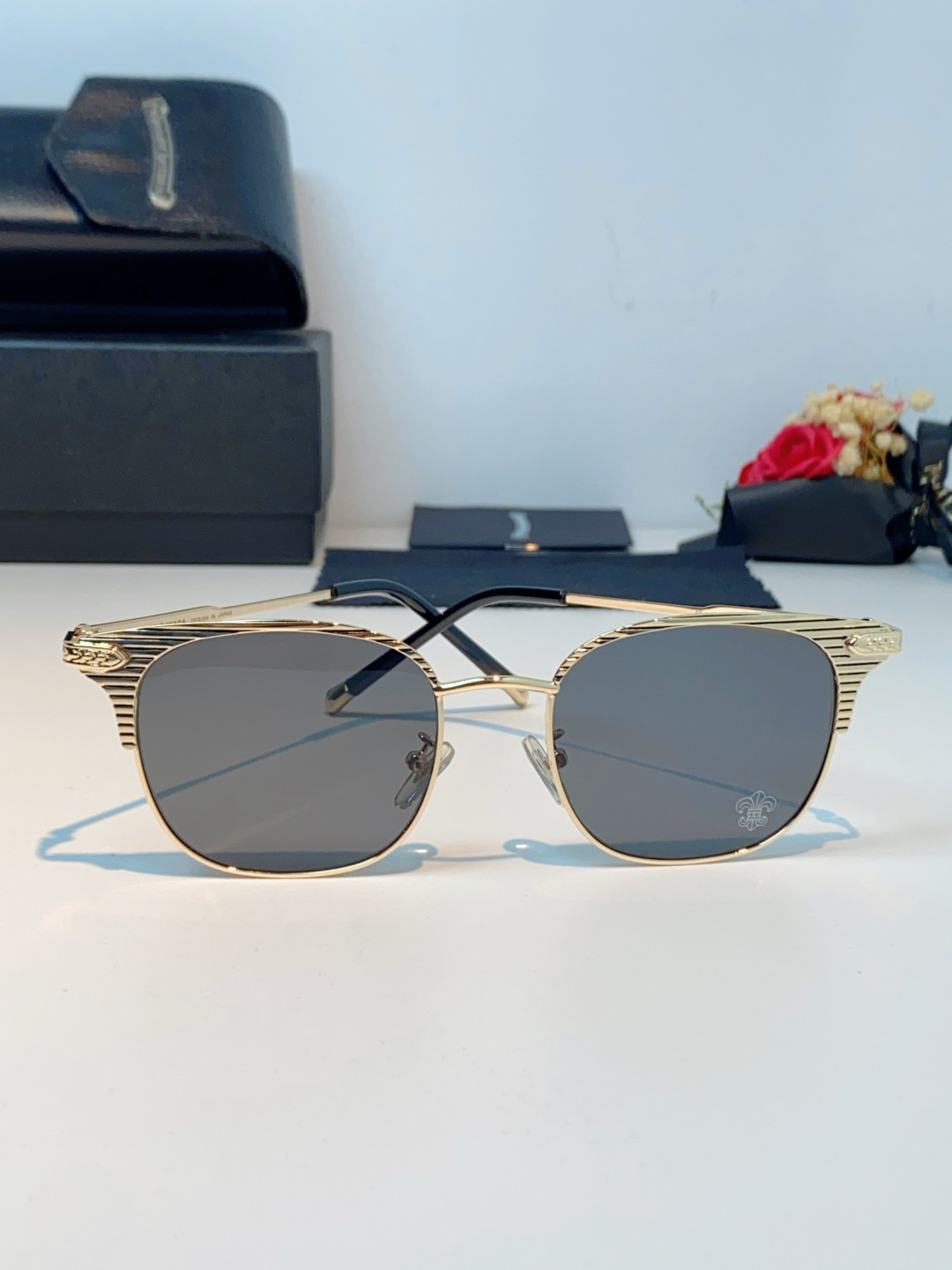 Chrome Hearts克罗心 2026新春新款复古金属超轻眼镜架 复古时尚百搭男士近视眼镜框 男女通