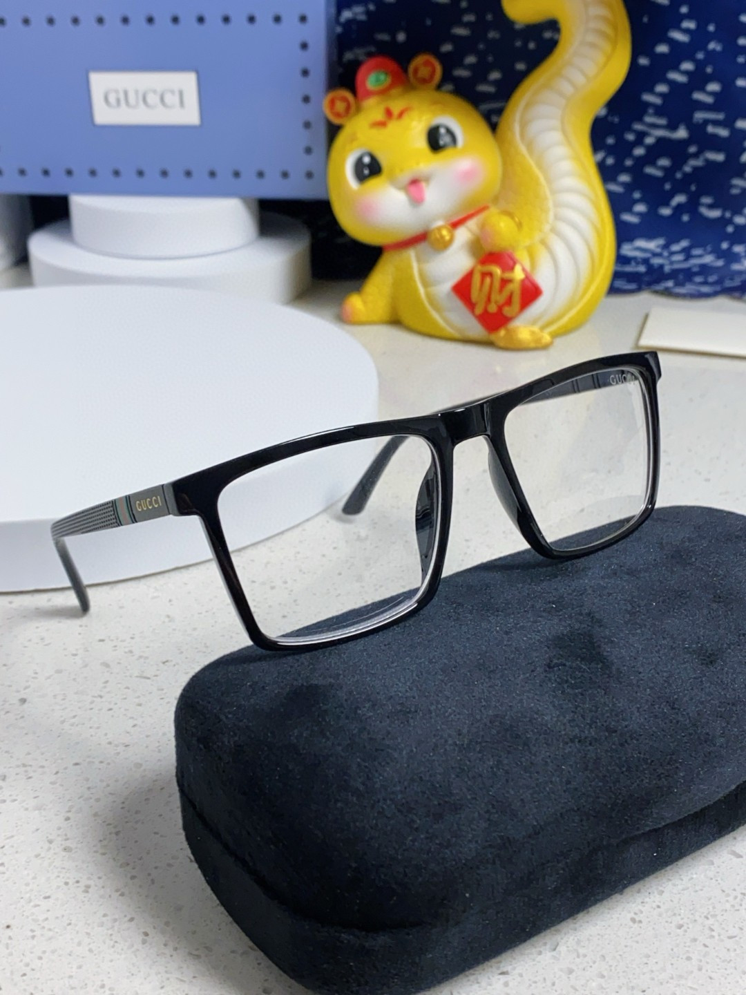 Gucci古奇 2025新款 太阳镜男士开车专用钓鱼大脸眼睛新款太阳眼镜男女通用款偏光女近视墨镜