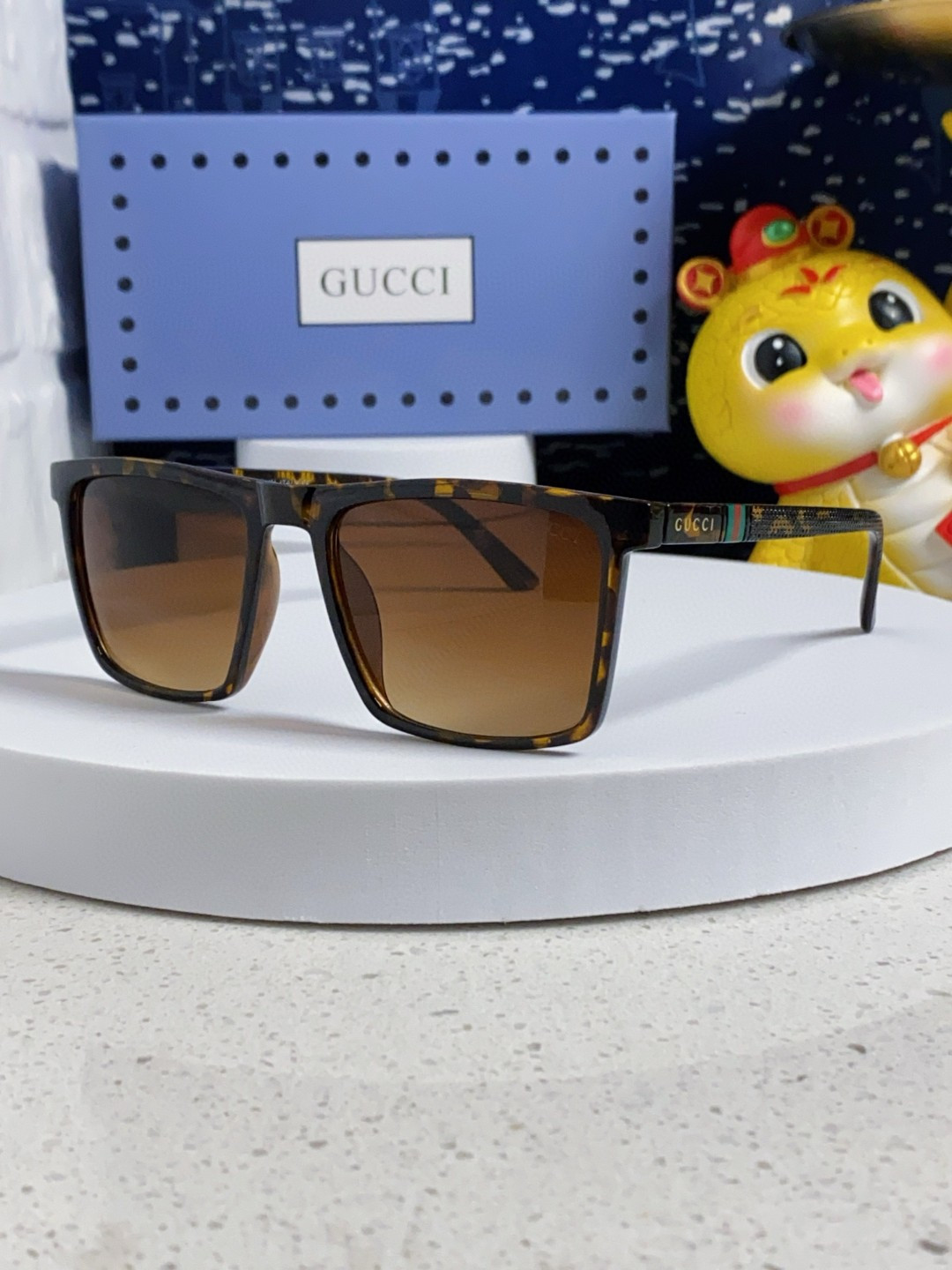 Gucci古奇 2025新款 太阳镜男士开车专用钓鱼大脸眼睛新款太阳眼镜男女通用款偏光女近视墨镜