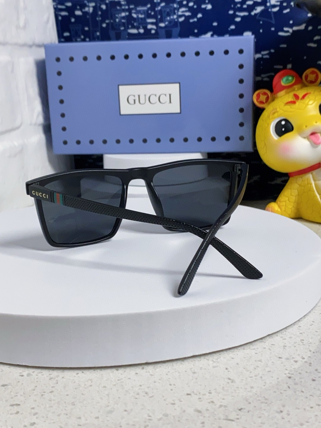 Gucci古奇 2025新款 太阳镜男士开车专用钓鱼大脸眼睛新款太阳眼镜男女通用款偏光女近视墨镜