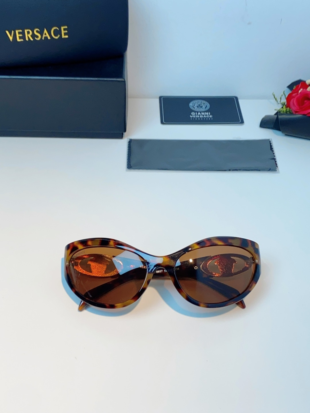 VERSACE/范思哲【2026春夏新品】太阳镜女款墨镜猫眼眼镜0VE4485