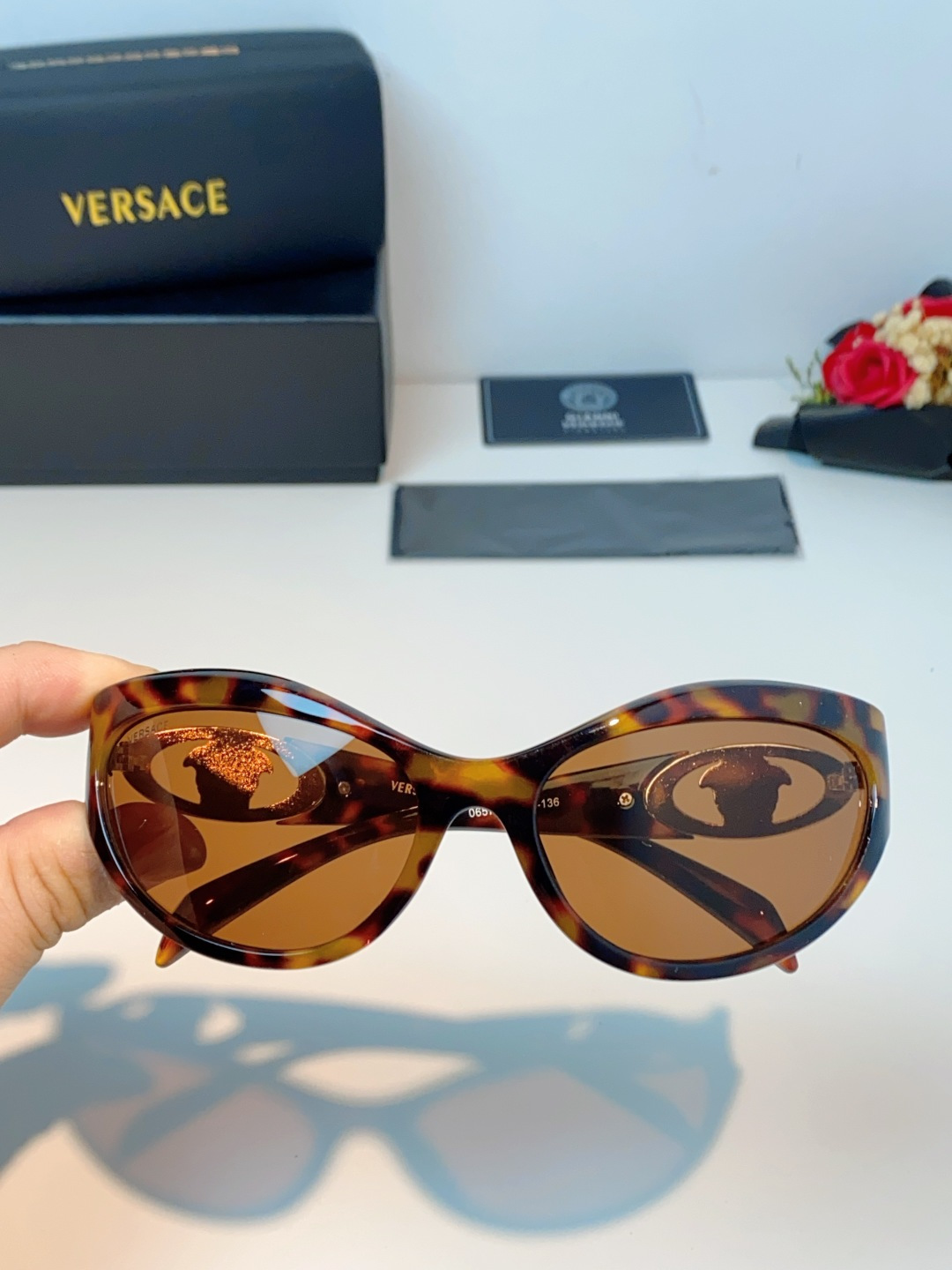 VERSACE/范思哲【2026春夏新品】太阳镜女款墨镜猫眼眼镜0VE4485