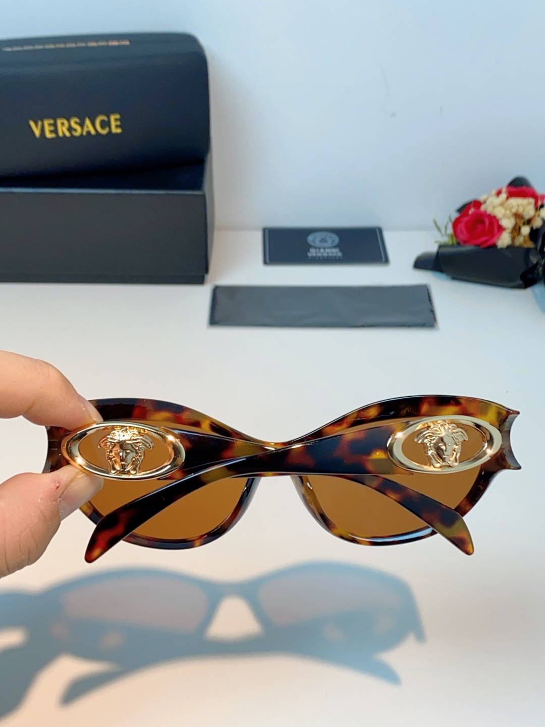 VERSACE/范思哲【2026春夏新品】太阳镜女款墨镜猫眼眼镜0VE4485